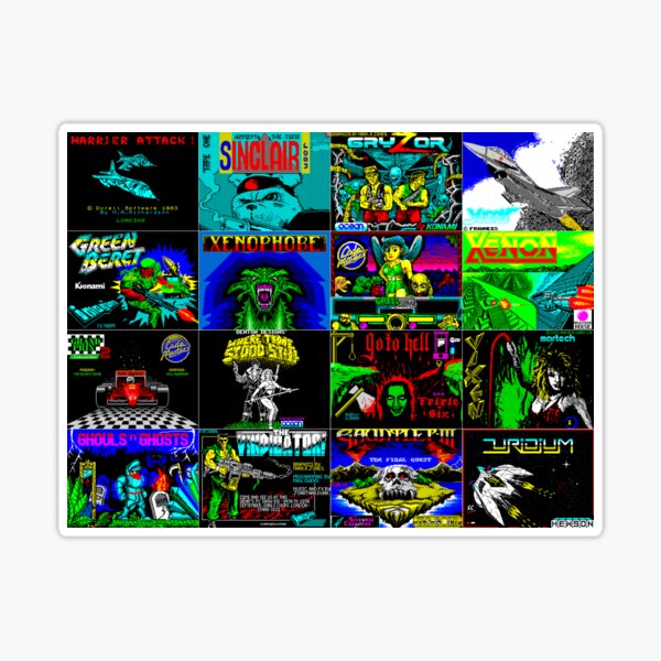 ZX Spectrum Games Collage 1