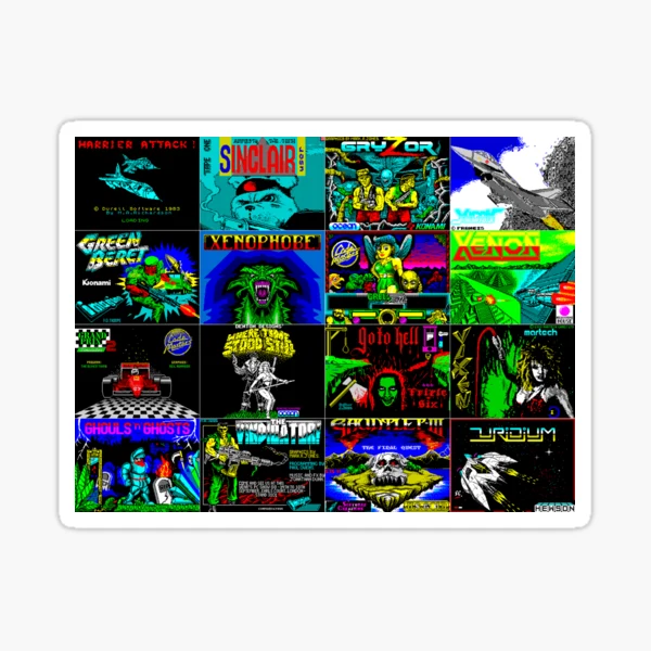 ZX Spectrum Games Collage 1