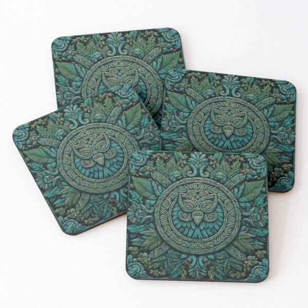 Item preview, New Zealand Māori Paua Pattern Koru Design 527 designed and sold by GrinGalore.