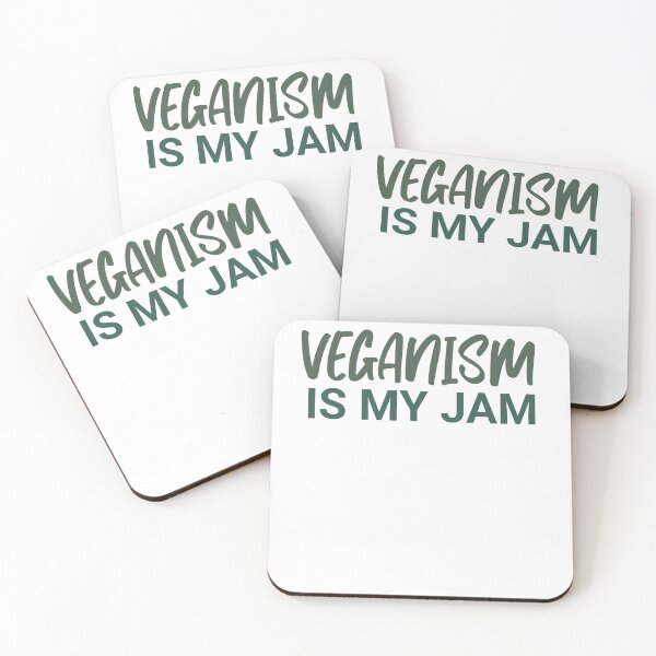 Item preview, funny Veganism is my jam quote vegan pride designed and sold by LuxeGraphix.