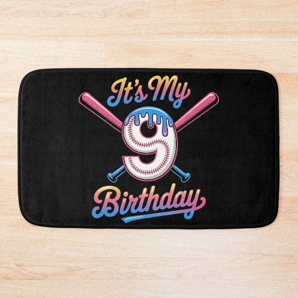 Item preview, Baseball 9 Year Old Ice Cream Drip 9th Birthday Boy Number 9, Baseball 9th Birthday designed and sold by BLZART.