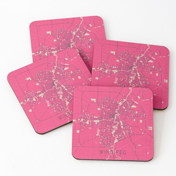 Item preview, Winnipeg City Map of Manitoba, Canada - Blossom designed and sold by deMAP.