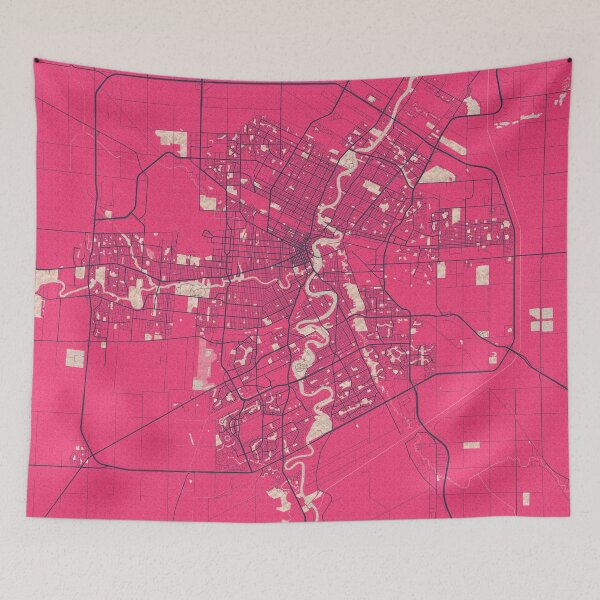Item preview, Winnipeg City Map of Manitoba, Canada - Blossom designed and sold by deMAP.