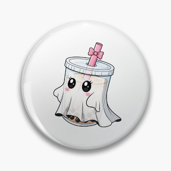 Item preview, Cute Kawaii Ghost Bubble Tea designed and sold by istoriadesign.