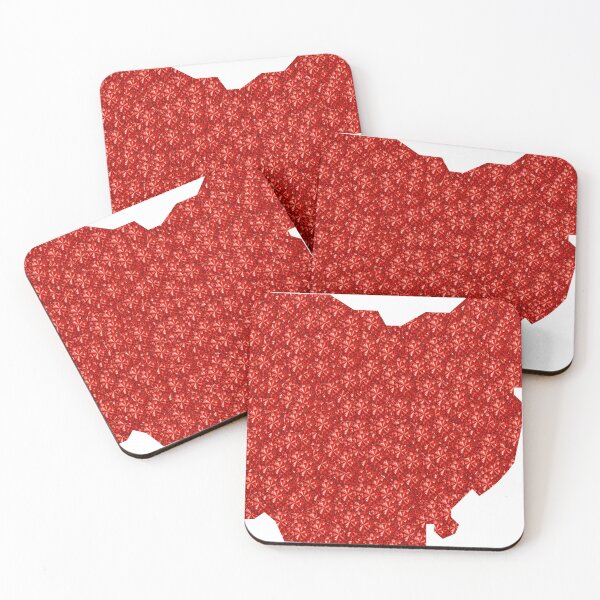 Item preview, Red Rhinestone Ohio designed and sold by TheIconSmith.