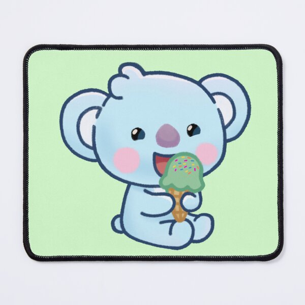 Item preview, Baby Koya BT21 eating ice cream designed and sold by starlight02.