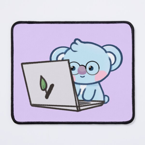 Item preview, Baby Koya BT21 working on his laptop designed and sold by starlight02.