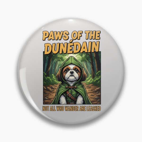 Item preview, Paws of the Wanderer – Fantasy Adventure Dog in Green Cloak - Fantasy designed and sold by Fenay Designs.