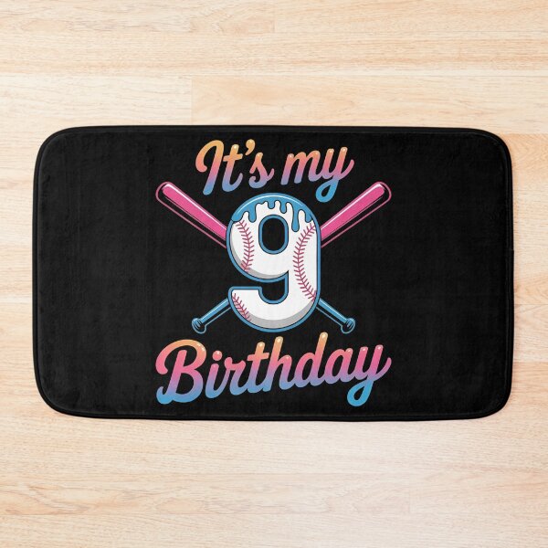 Item preview, Baseball 9 Year Old Ice Cream Drip 9th Birthday Boy Number 9, Baseball 9th Birthday designed and sold by BLZART.