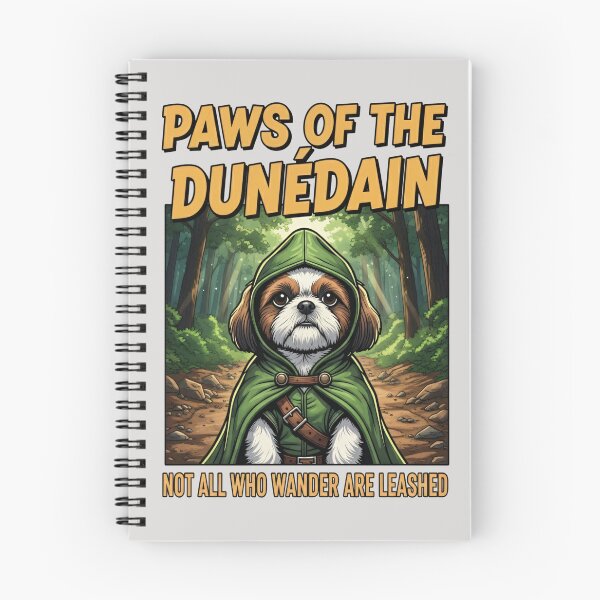 Item preview, Paws of the Wanderer – Fantasy Adventure Dog in Green Cloak - Fantasy designed and sold by Fenay Designs.