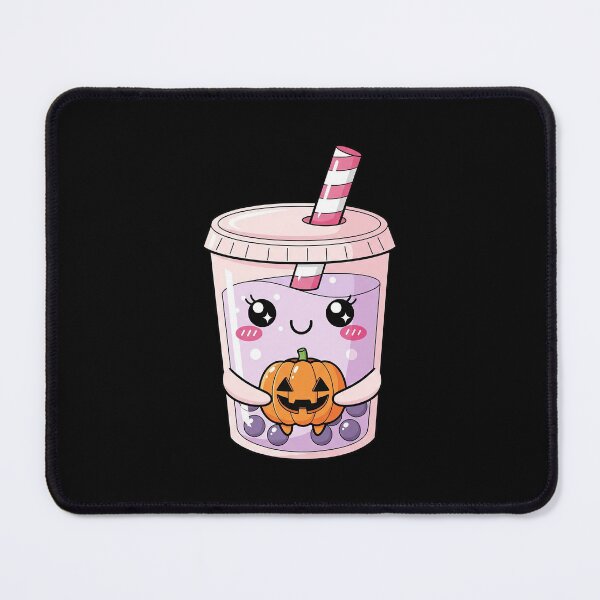 Item preview, Cute Kawaii Halloween Bubble Tea with Pumpkin designed and sold by istoriadesign.