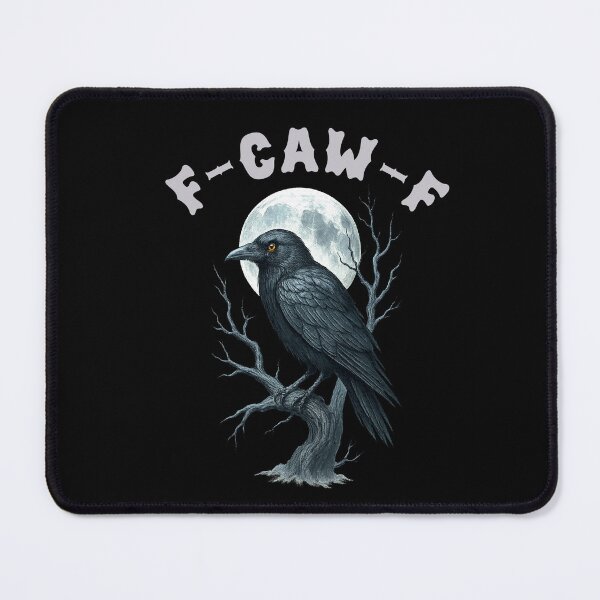 Item preview, F-Caw-F Black Crow Gothic Moon Raven Men Women designed and sold by OleOleStore.