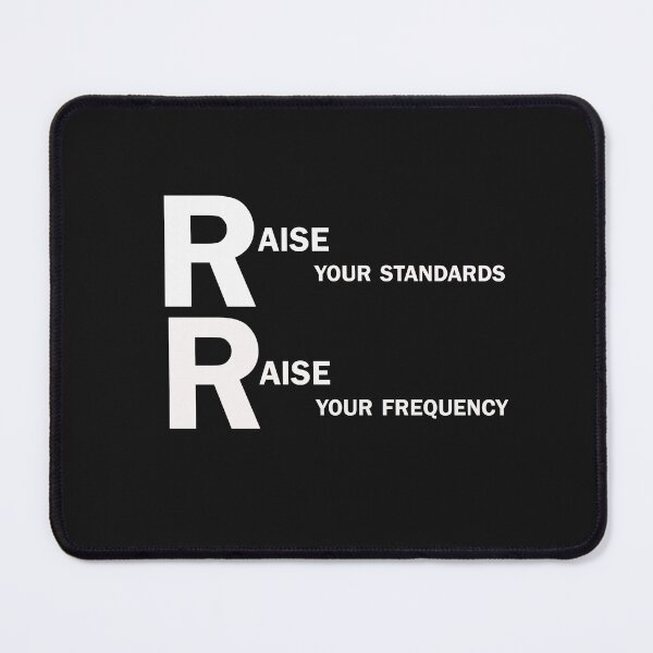 Item preview, Raise Your Standards, Raise Your Frequency – High Vibes Quote Design designed and sold by ArtNestVerse.