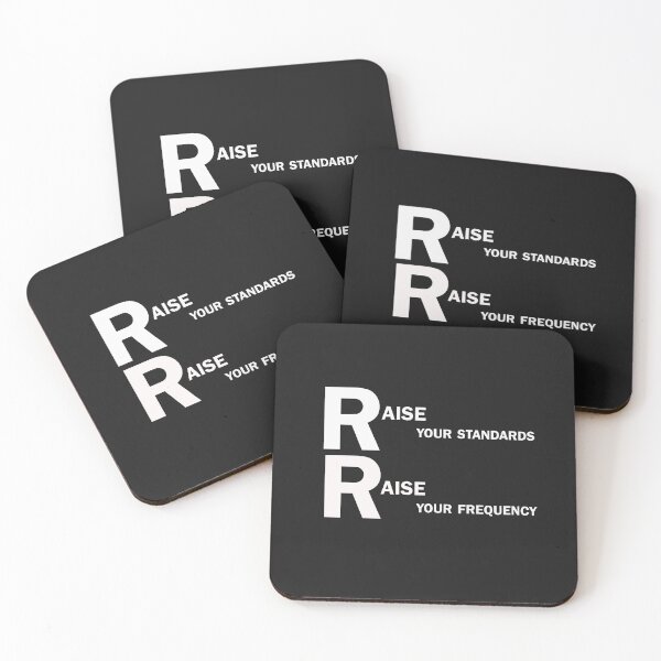 Item preview, Raise Your Standards, Raise Your Frequency – High Vibes Quote Design designed and sold by ArtNestVerse.