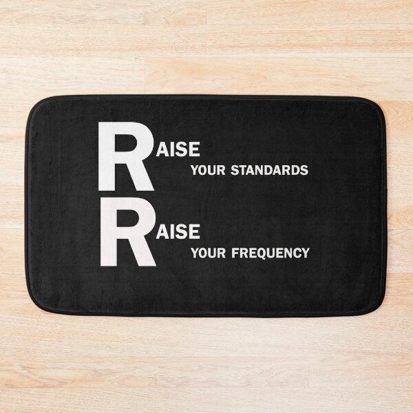Item preview, Raise Your Standards, Raise Your Frequency – High Vibes Quote Design designed and sold by ArtNestVerse.