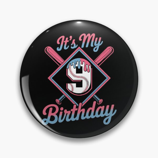 Item preview, Baseball 9 Year Old Ice Cream Drip 9th Birthday Boy Number 9, Baseball 9th Birthday designed and sold by BLZART.