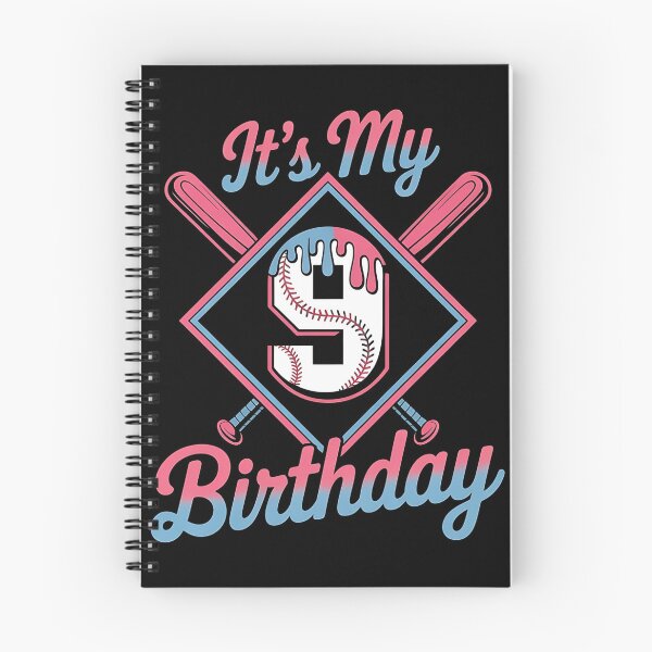 Item preview, Baseball 9 Year Old Ice Cream Drip 9th Birthday Boy Number 9, Baseball 9th Birthday designed and sold by BLZART.