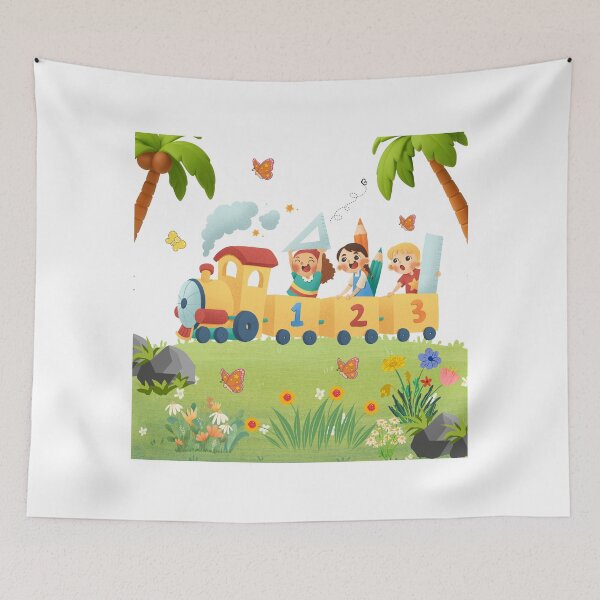 Item preview, “Learning Express: All Aboard the Fun Train!” designed and sold by ankeyhooba.