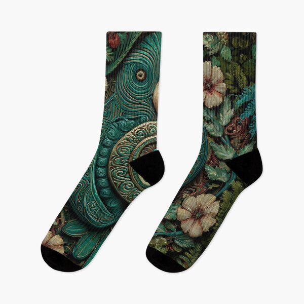 Item preview, New Zealand Māori Paua Pattern Koru Design 530 designed and sold by GrinGalore.
