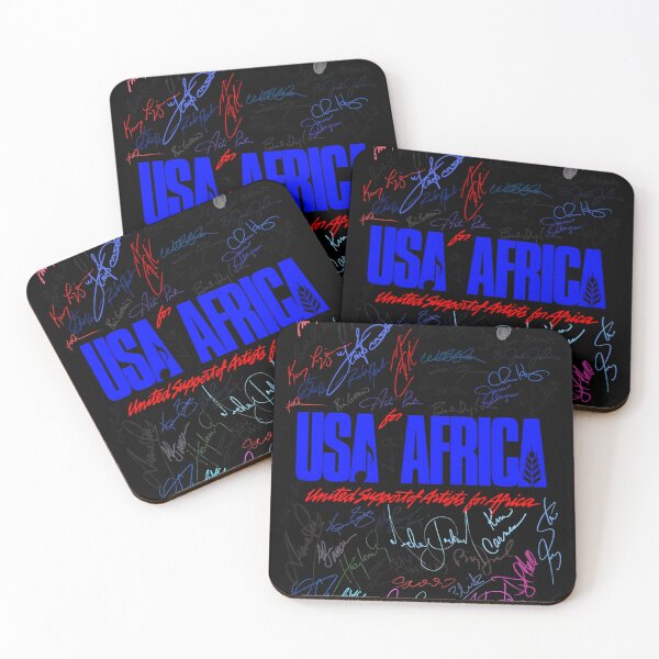 Item preview,  Usa For Africa Blue Signatures designed and sold by BROOKEDAMELE3.