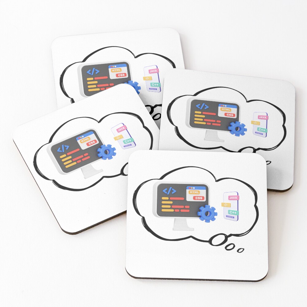 Item preview, Coasters (Set of 4) designed and sold by chibani.