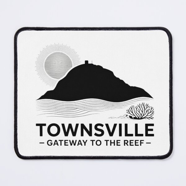 Item preview, Townsville Gateway to the Reef – Minimal Line Art Design designed and sold by Timeless Design.