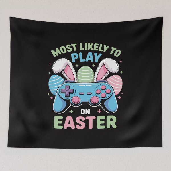Item preview, Easter Gaming Bunny – Funny Video Game Egg Hunt designed and sold by itsnothatweird.