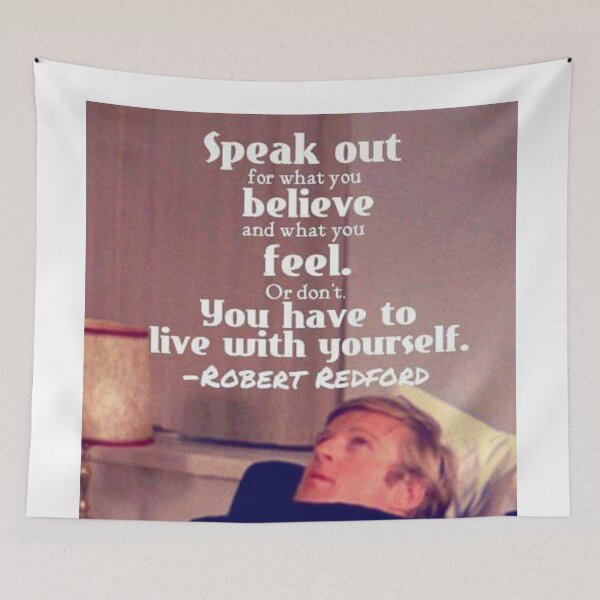 Item preview, Robert Redford: Speak Out designed and sold by ArtByRahim.