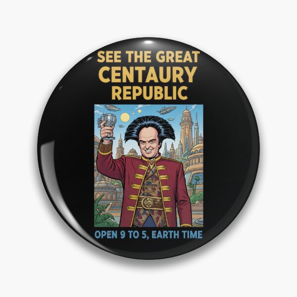 Item preview, See the Great Centaury Republic — Retro Sci-Fi Space Tourism Poster - B5 designed and sold by Fenay Designs.