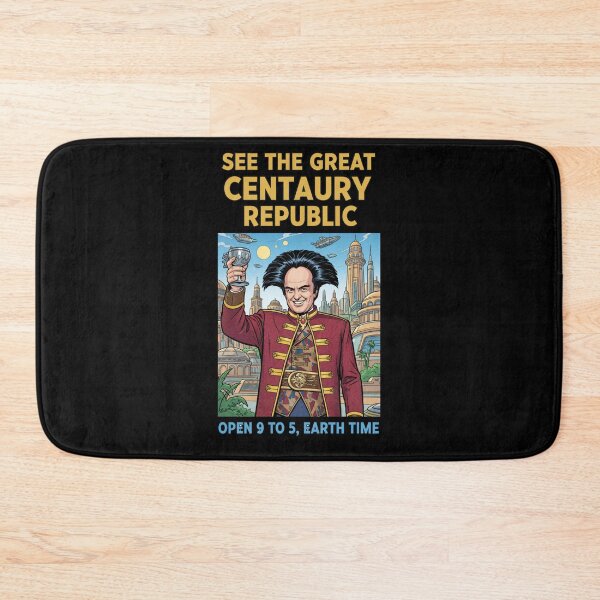 Item preview, See the Great Centaury Republic — Retro Sci-Fi Space Tourism Poster - B5 designed and sold by Fenay Designs.
