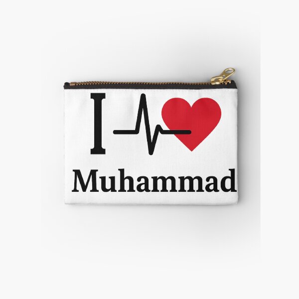 Item preview, "I Love Muhammad" Design - Elegant and Spiritual Art designed and sold by Artaprintly.