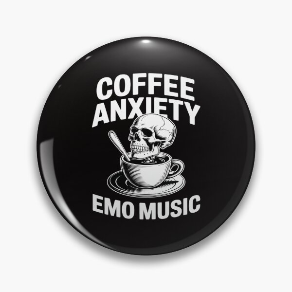 Item preview, Emo Rock Coffee Anxiety designed and sold by itsnothatweird.
