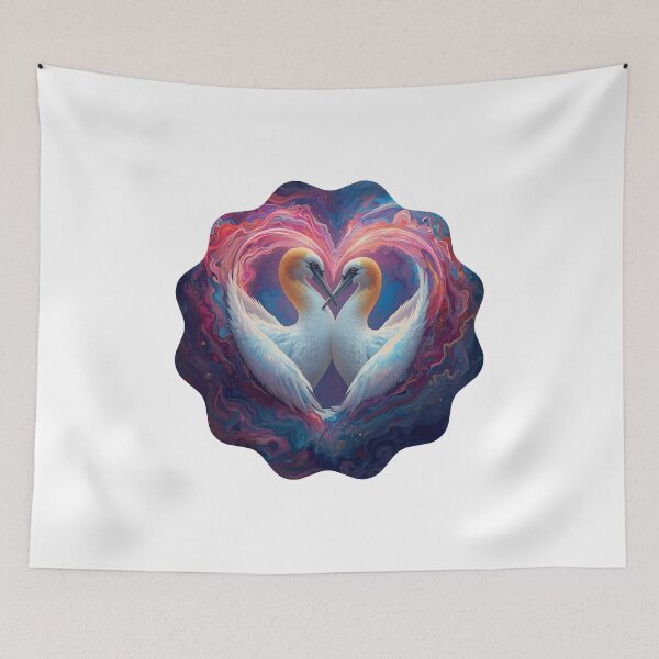 Item preview, Albatrosses – Heart Shaped Couple Design designed and sold by kozmade.