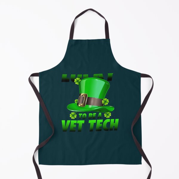 Item preview, St Patricks Day Lucky Vet Tech   designed and sold by vovstore1990.