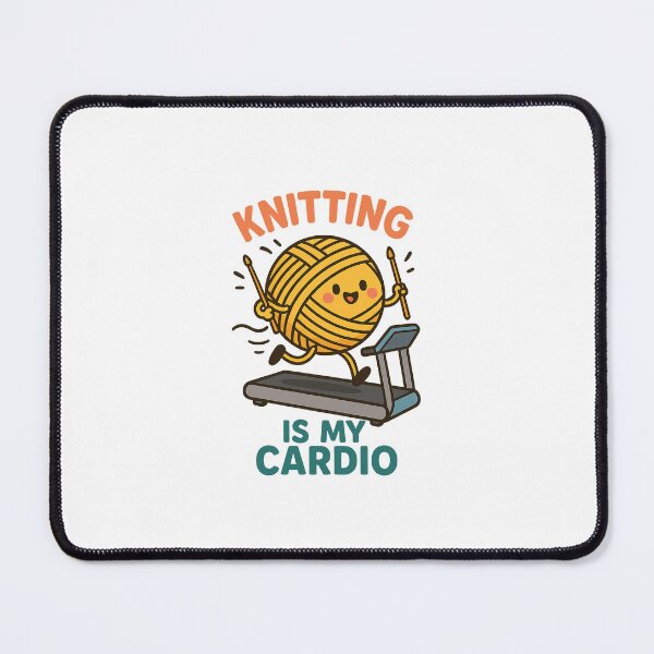 Item preview, Knitting Is My Cardio – Funny Yarn Lover Design designed and sold by Iail Ioa.
