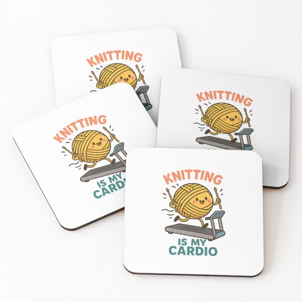Item preview, Knitting Is My Cardio – Funny Yarn Lover Design designed and sold by Iail Ioa.