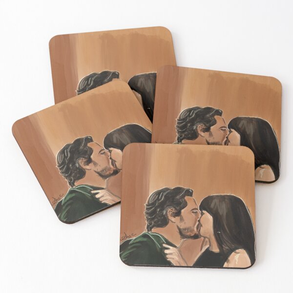 Item preview, Pedro Pascal and Dakota Johnson materialist designed and sold by craftingwithamy.