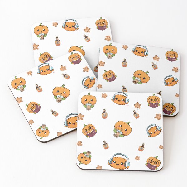 Item preview, Kawaii Pumpkin Blob Pattern | Cute Halloween Sticker & Autumn Design designed and sold by Kawaii Nest.