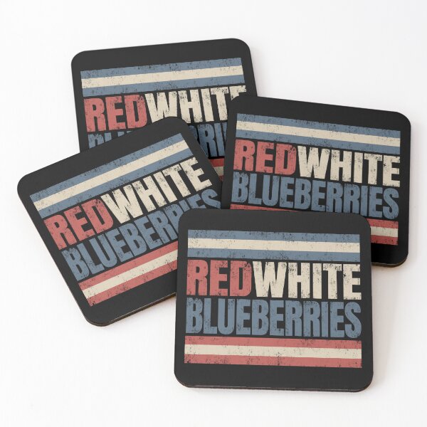 Item preview, Red White And Blueberries. vintage. designed and sold by EunsooLee.