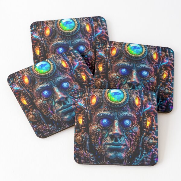 Item preview, Metal Faces - Sci Fi Art concept designed and sold by Delerat7.