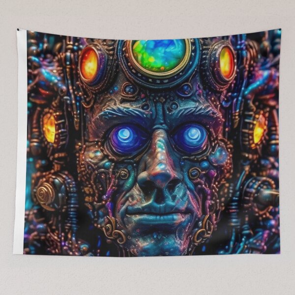 Item preview, Metal Faces - Sci Fi Art concept designed and sold by Delerat7.