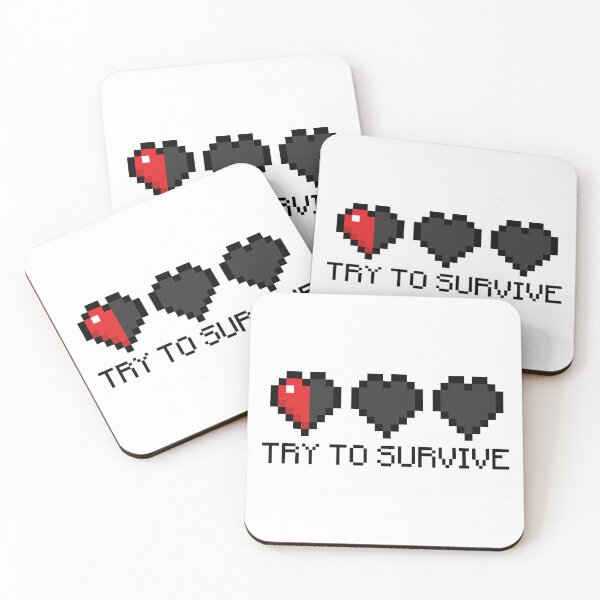 Item preview, Try to survive - One last heart designed and sold by hard2wear.