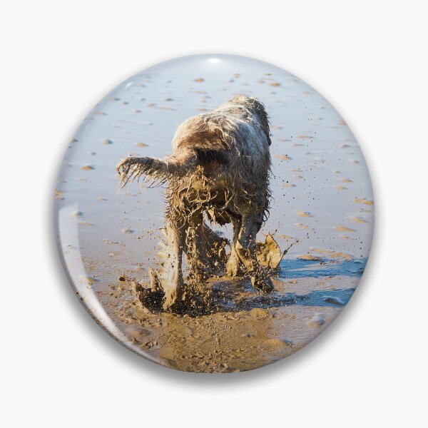 Item preview, Mud Lovin Spinone by heidiannemorris © designed and sold by FOLK ART FUSION by heidiannemorris.