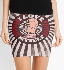I love myself funny bacon humor Mini Skirt