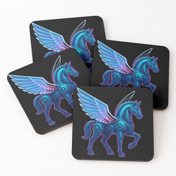 Item preview, Neon Mechanical Pegasus designed and sold by kyokugen.