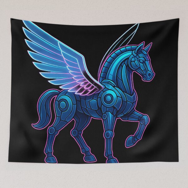 Item preview, Neon Mechanical Pegasus designed and sold by kyokugen.