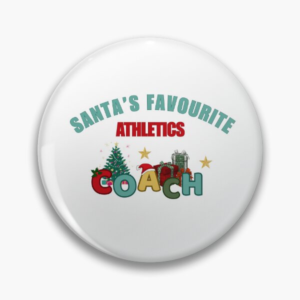 Item preview, Santa’s Favourite Athletics Coach designed and sold by DixieGirlStudio.