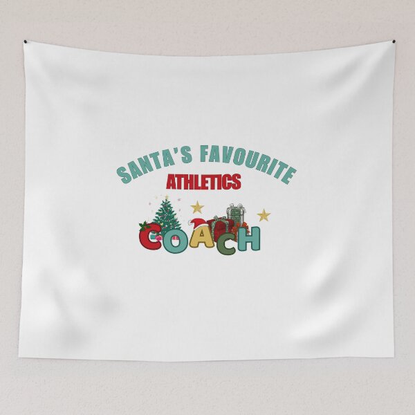 Item preview, Santa’s Favourite Athletics Coach designed and sold by DixieGirlStudio.