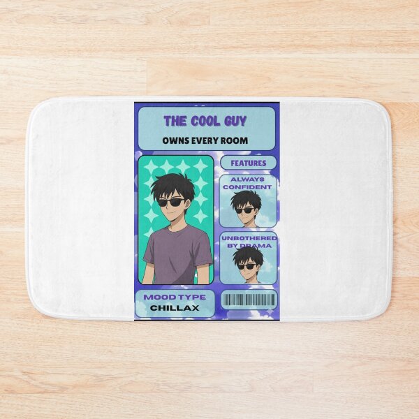 Item preview, Cool Anime Guy Card – Chillax Mood Aesthetic designed and sold by SoulFlex.