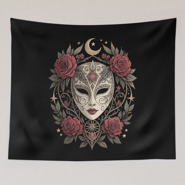 Item preview, Ritual Bloom Mask designed and sold by SolombraArt.